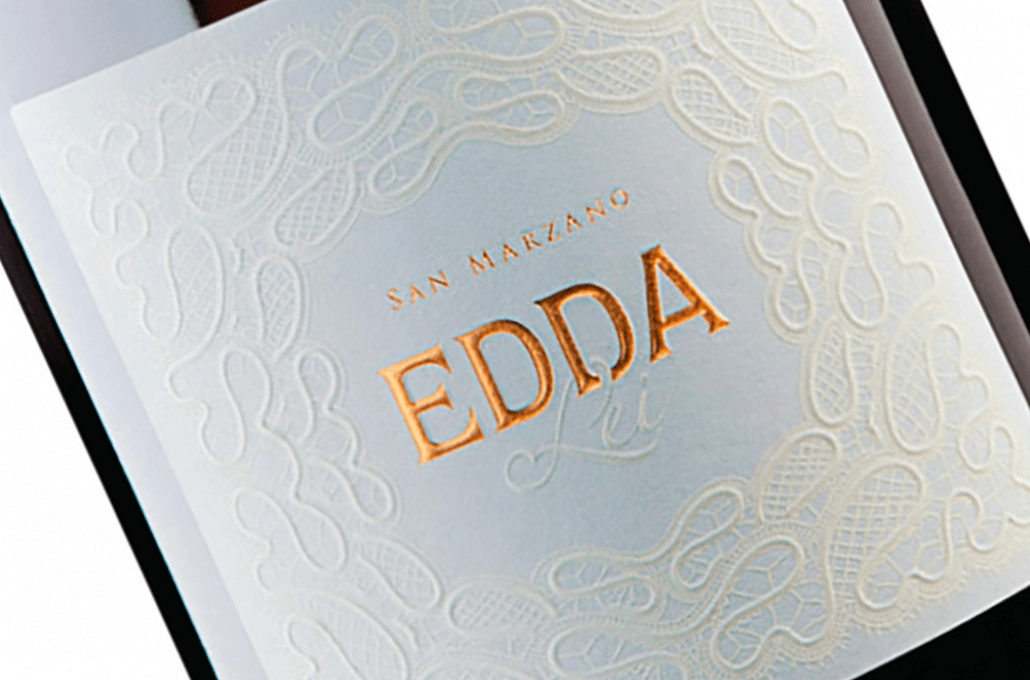 Stampa Etichetta Carta Naturale Liscia Autoadesiva San Marzano Edda Lei Dettaglio