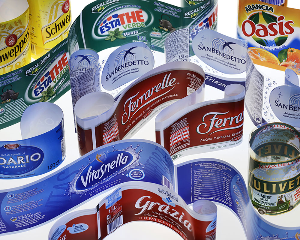 Tipologie Etichette Roll Fed Mercato Beverage Grafiche Tonutti