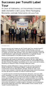 Successo Per Tonutti Label Tour Il Friuli 161x300