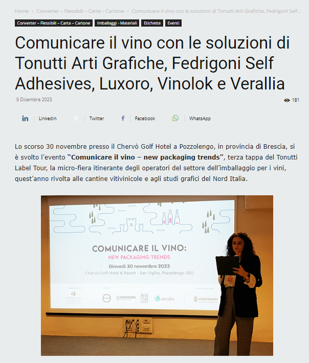Comunicare Il Vino New Packaging Trends