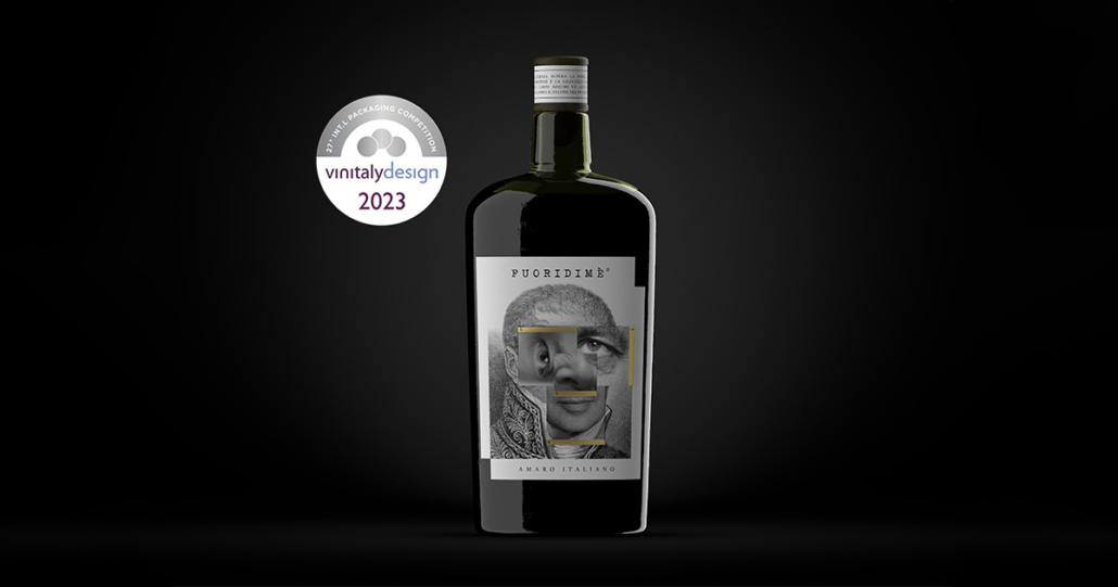 L'etichetta "Fuoridimé" ideata da Spazio di Paolo ha vinto il secondo premio "Vinitaly International Packaging Competition"